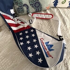 Craftsman Golf USA Flag Soft Sided Club Case Travel 50" Long Lightweight